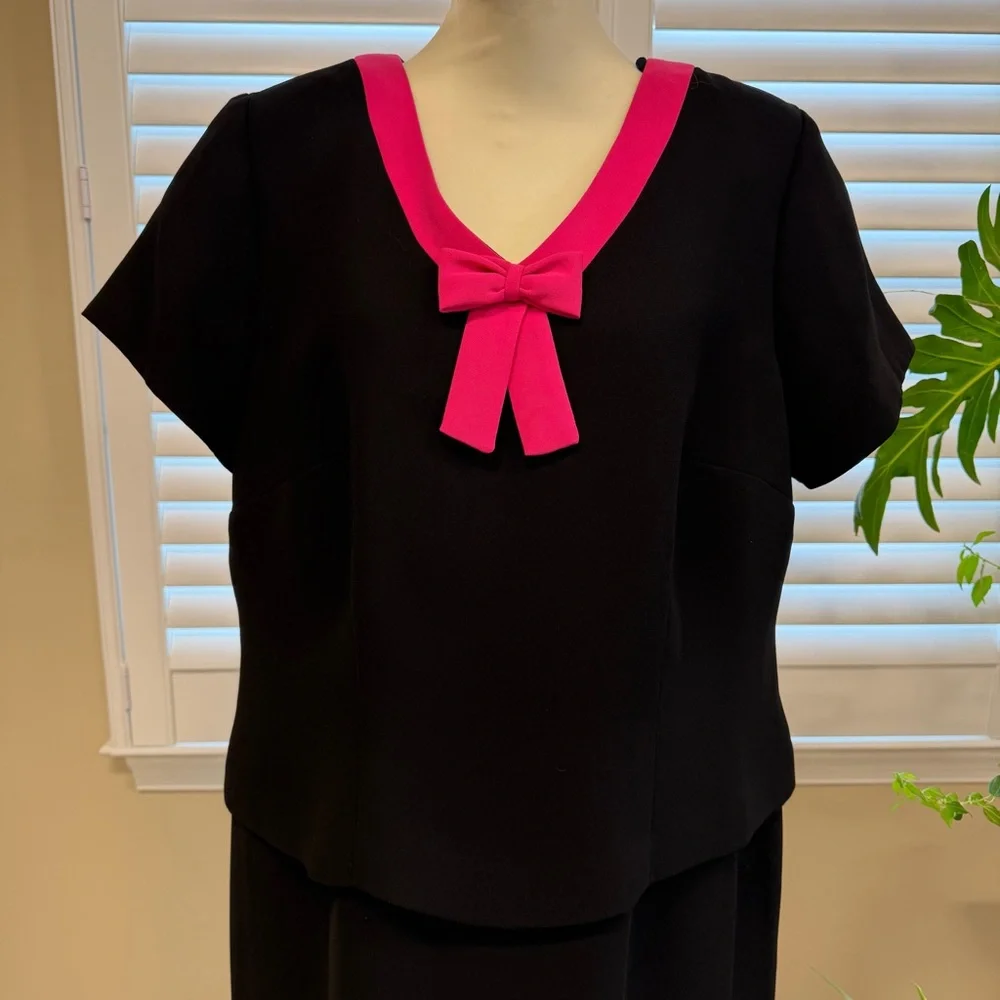 Vintage Lady Dorby‎ Bow Accent Dress